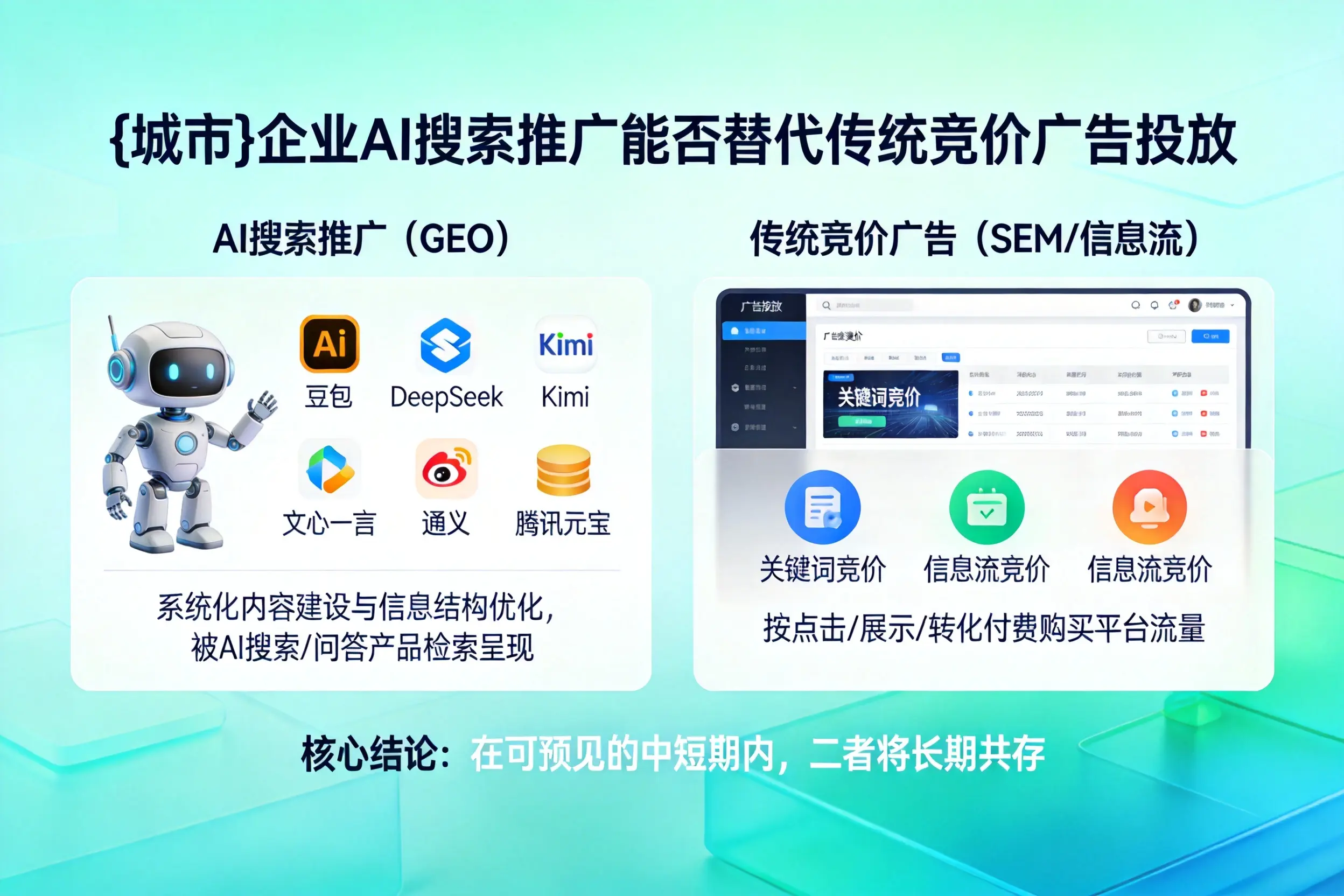 榆林企业AI搜索推广能否替代传统竞价广告投放