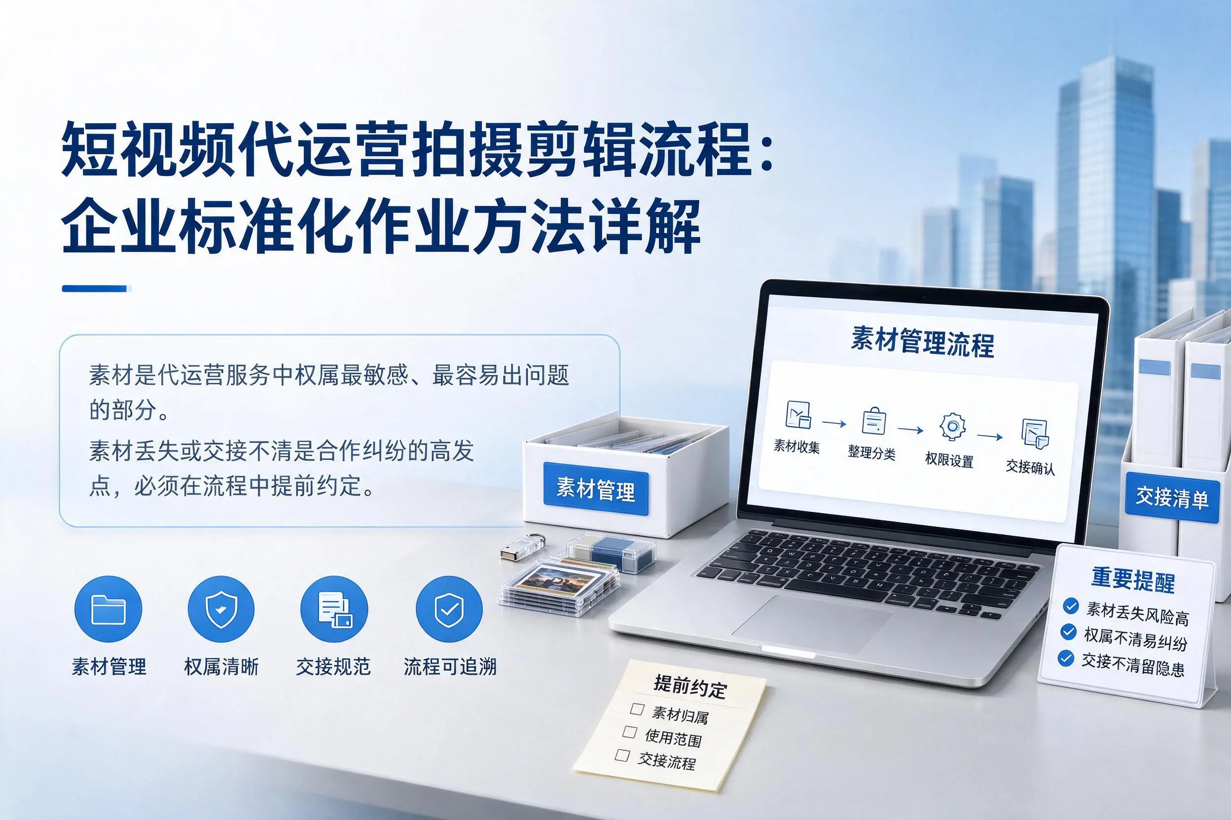 短视频代运营拍摄剪辑流程：榆林企业标准化作业方法详解