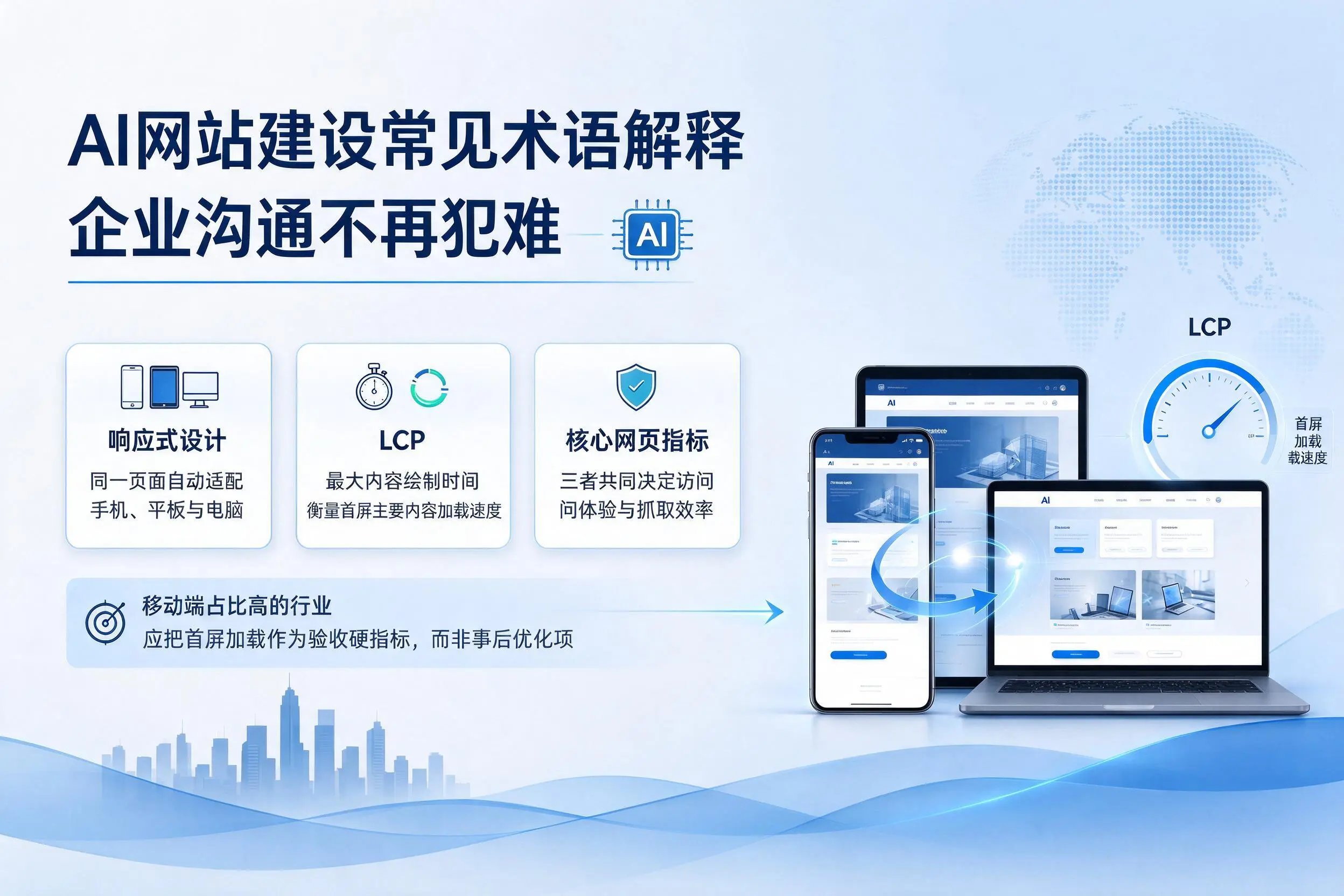 AI网站建设常见术语解释，榆林企业沟通不再犯难